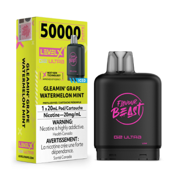 Level X Ultra Gleamin Grape Watermelon Mint Iced 50k 20mg